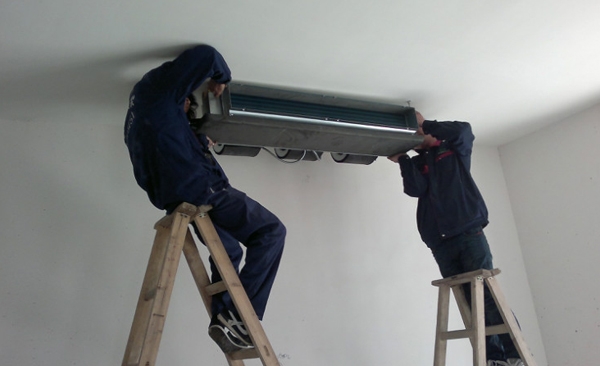 上海白金漢宮趙總別墅地源熱泵中央空調(diào)部分施